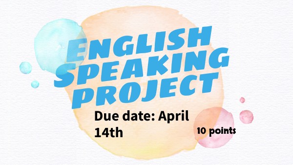 Copia - Speaking project | Genially