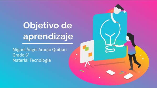 Objetivo de aprendizaje | Genially
