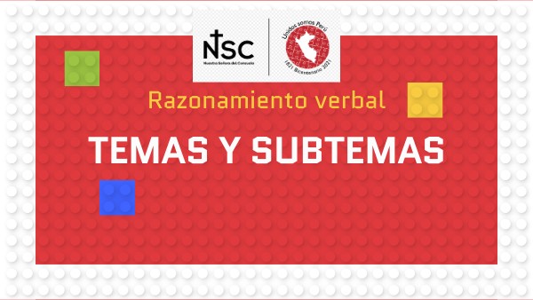 Tema y subtema