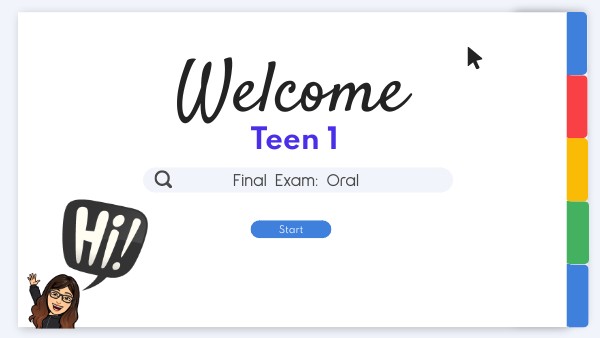 Final Exam - Teen 1 | Genially