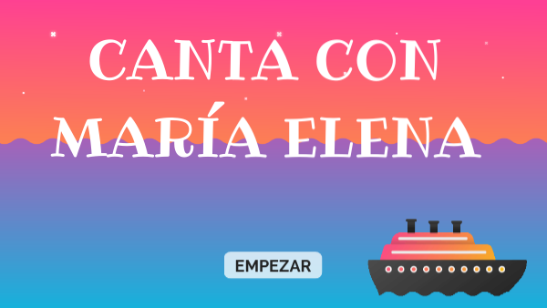 Canta con María Elena