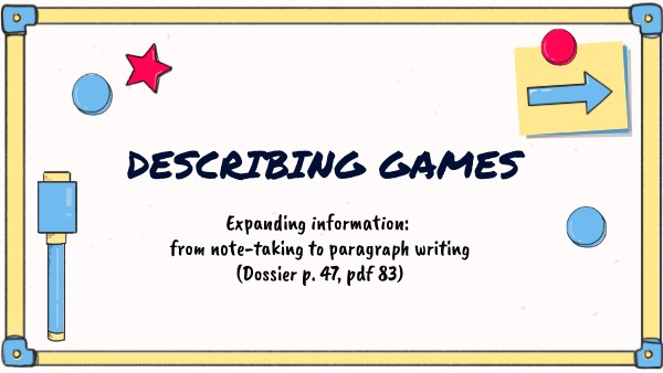 Descriptions from notes | Genially