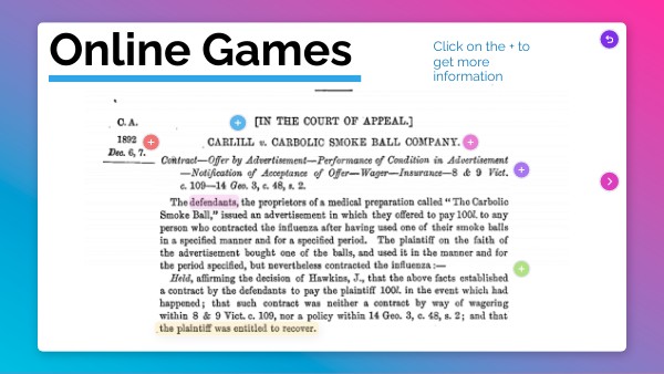 Reading Case law | Genially