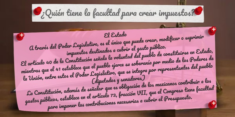 Quien Tiene La Facultad Para Crear Impuestos view.genially.com
