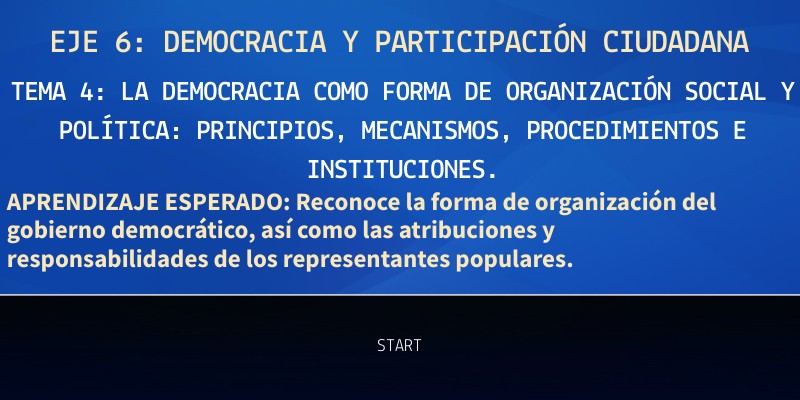 TEMA 4: LA DEMOCRACIA COMO FORMA DE ORGANIZACIÓN SOCIAL Y POLÍTICA: PR