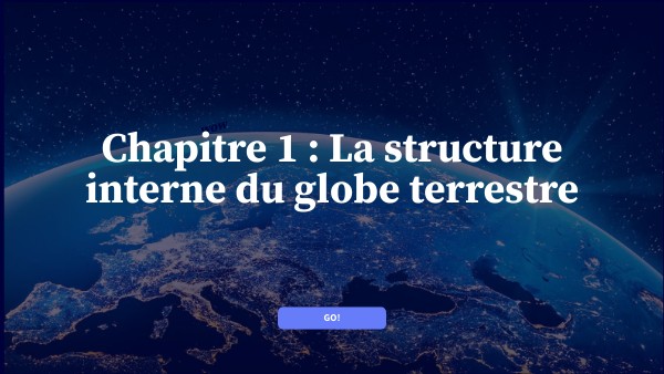 1Spé Cours Structure du globe terrestre