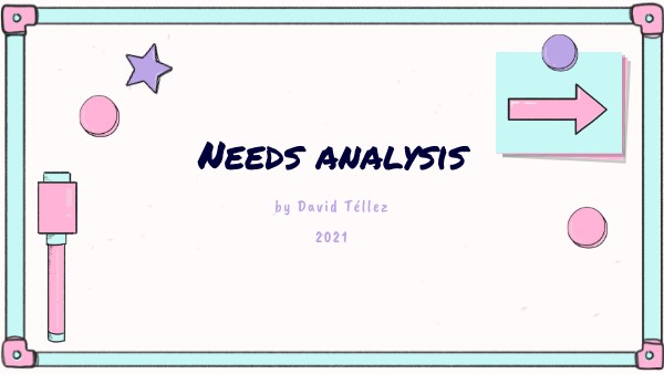NEEDS ANALYSIS | Genially