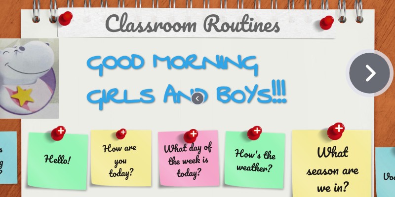 Classroom routines 5 años