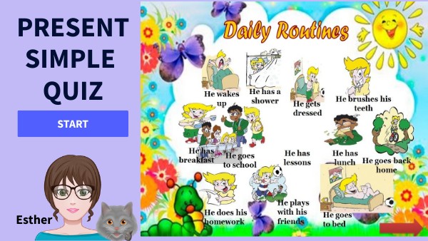 PRESENT SIMPLE QUIZ
