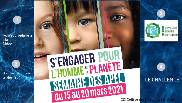 Challenge Zéro Déchet aux Missions | Genially
