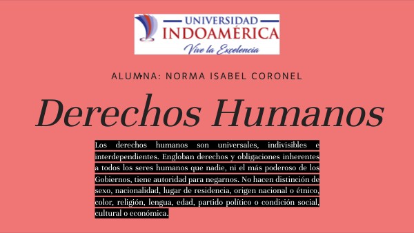 LOS DERECHOS HUMANOS