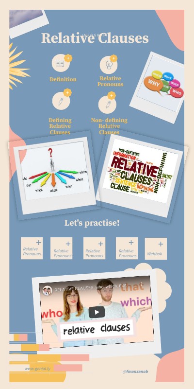 Relative Clauses | Genially