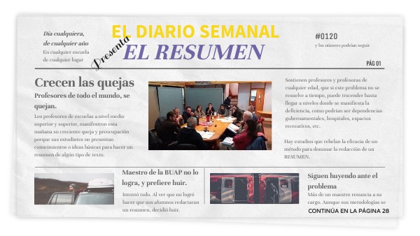 El resumen | Genially