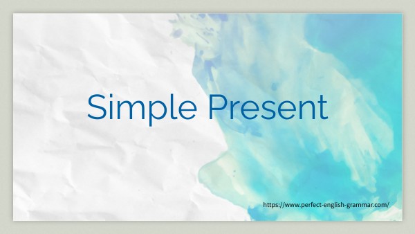 Simple present | Genially