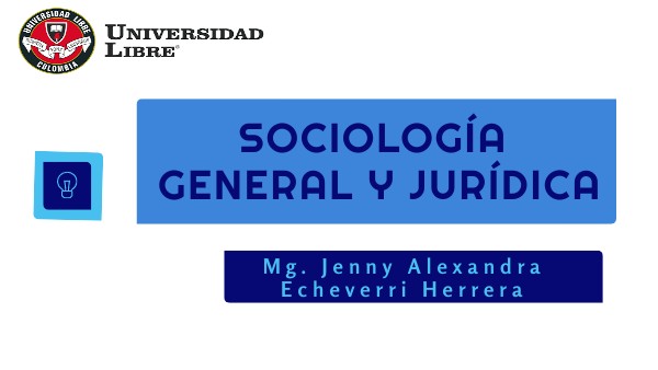 Sociología general y jurídica