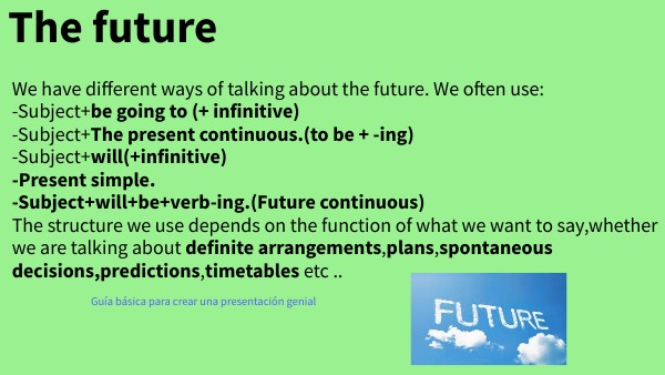 The futrure_2nESO | Genially