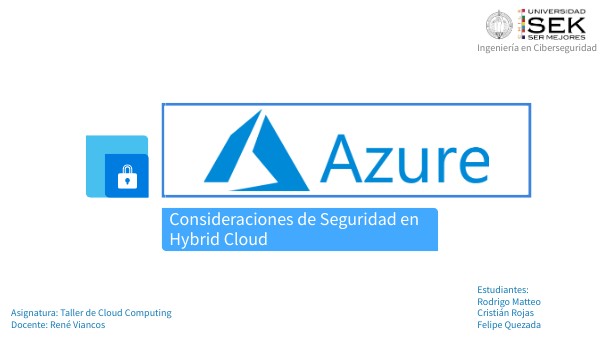 consideraciones seguridad azure