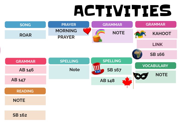 WEEK April 19th to 23rd | Genially