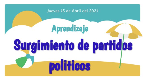 surgimiento de partidos políticos