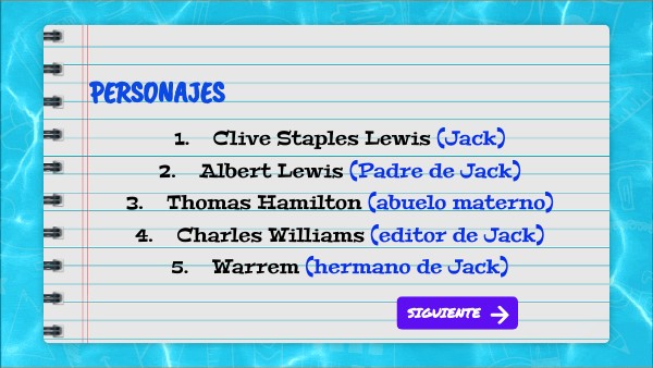 Personajes | Genially