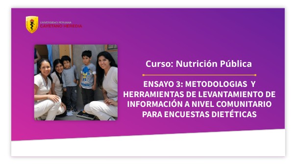 NUTRICIÓN PÚBLICA - ENSAYO 3 | Genially