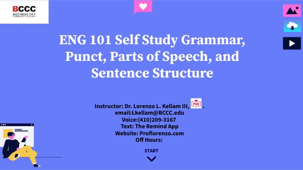 ENG 101 Self Study Grammar (Using Transitions) | Genially