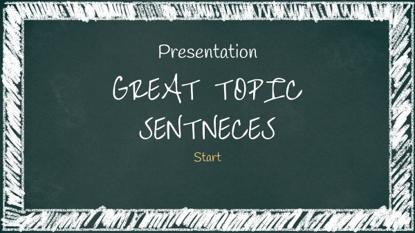 UNIT 3 TOPIC SENTENCES | Genially
