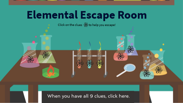 Element Escape Room | Genially