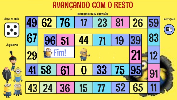 Avançando com o resto