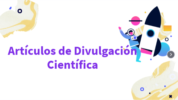 Artículo de divulgación científica