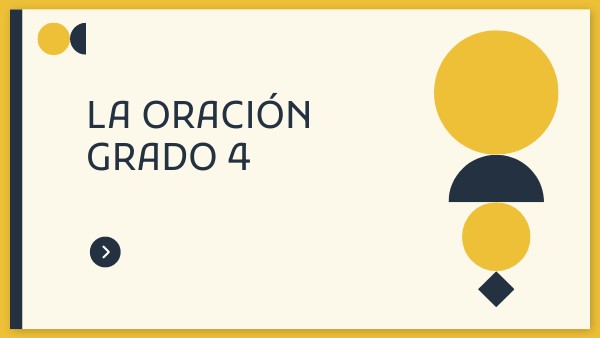 ORACIONES 4°