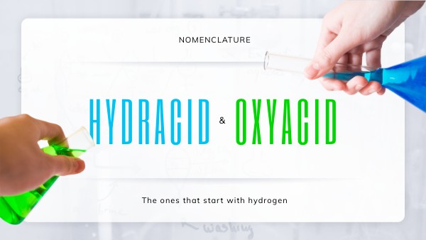 ACID NOMENCLATURE