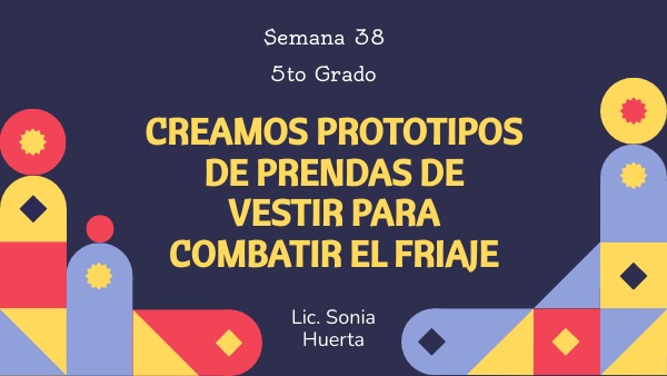 SEMANA 38 - 5TO | Genially