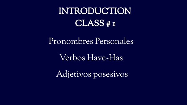 LEVEL 1 -Introduction | Genially