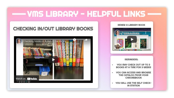 vms library links | Genially