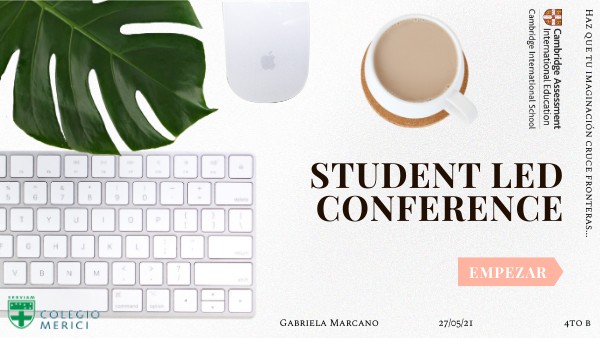 Student led conference