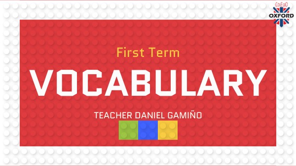 VOCABULARY FIRST TERM