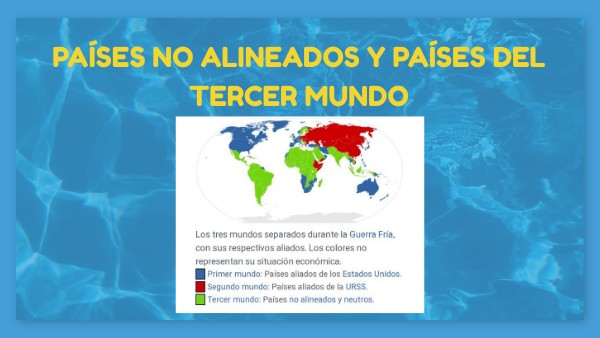 PAÍSES NO ALINEADOS Y PAÍSES DEL TERCER MUNDO | Genially