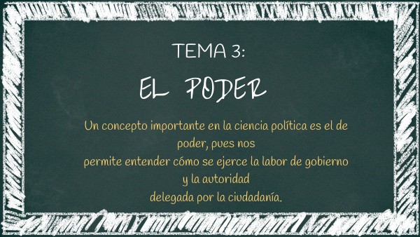 EL PODER | Genially