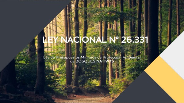 Ley Nacional Nº 26.331 - Bosques Nativos