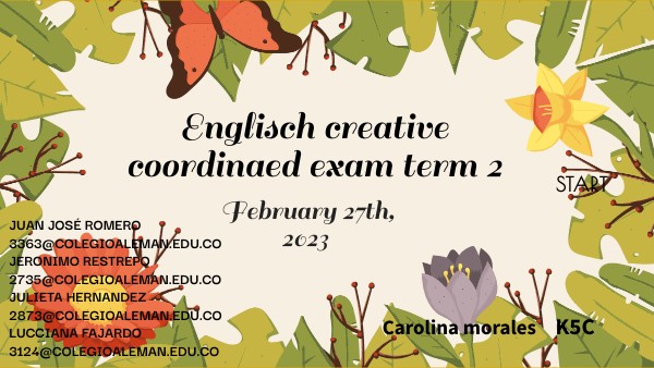 English Exam | Genially