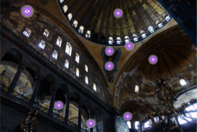 Hagia Sophia Interior Interactive image | Genially