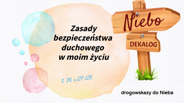 Bezpieczeństwo duchowe, kl 5 | Genially