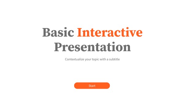 BASIC INTERACTIVE PRESENTATION