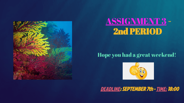 ASSIGNMENT 3 -3rd CLASS | Genially