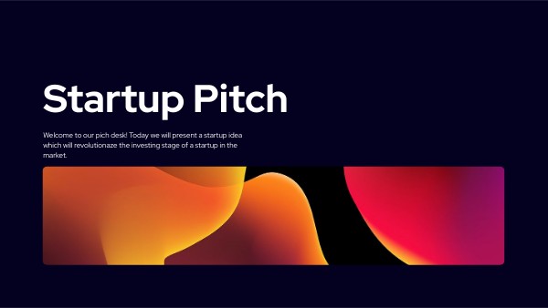 Startup pitch | Genially