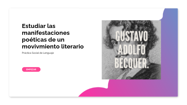 Estudiar las manifestaciones poéticas de un movimiento literario | Genially