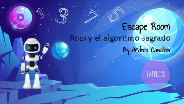 scape room - Robi y el algoritmo sagrado | Genially
