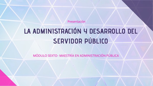 AD Y D. SERVIDOR P. | Genially