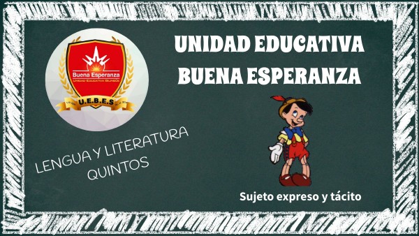 Sujeto Expreso Y Tácito